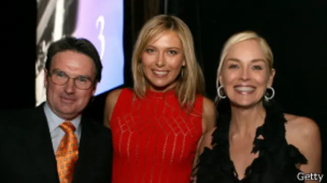 Джимми Коннорс, Мария Шарапова, Шэрон Стоун