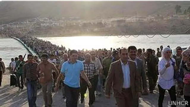 Suriya - İraq sərhədində körpü