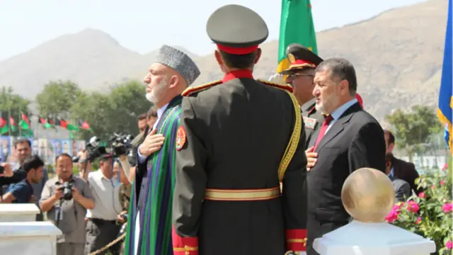 阿富汗奋力重建未来，外国军队准备2014年撤离，因此独立日标志着阿富汗主权。