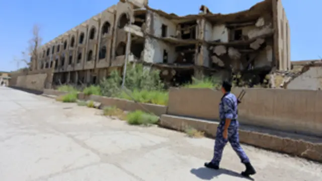 ما زال المبنى على حاله