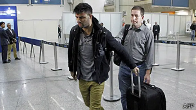 David Miranda e Glen Greenwald