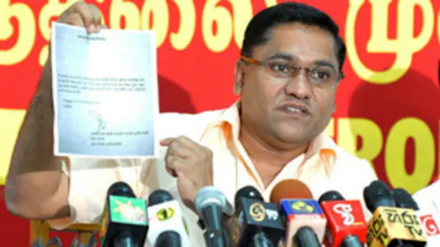 'උතුරේ ජනතාවට කොහොම සලකන්න ඇද්ද කියලයි, අද නවී පිල්ලේලා ප්‍රශ්න කරන්නේ'