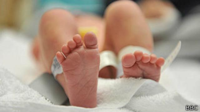 Bebê recém-nascido. Foto: BBC