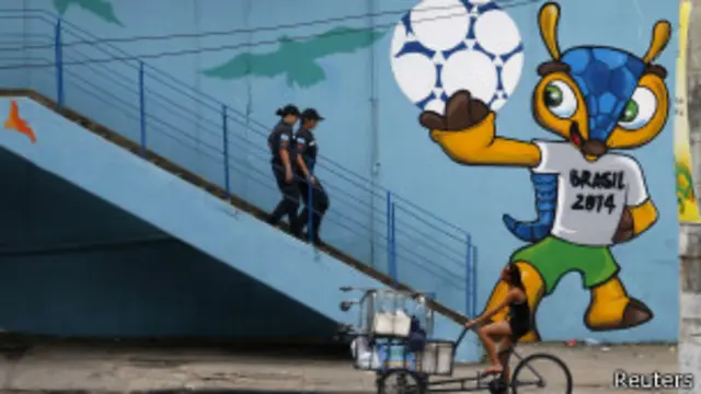 Brazil world cup mascot, Reuters