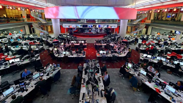 Redacción principal de la BBC