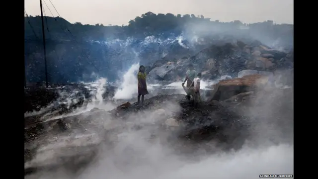 indian coal fire