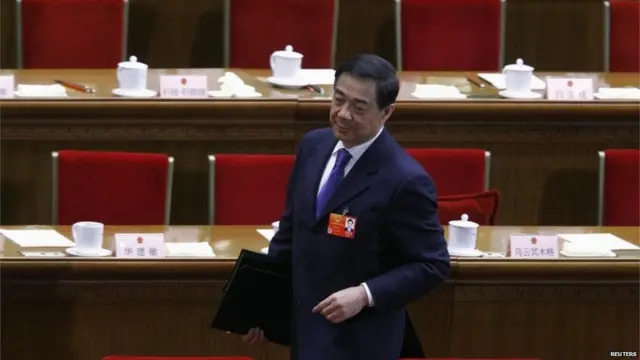 Bo Xilai saat sidang parlemen Cina 2012, Reuters