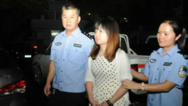 古某花被指在網上散佈洪災謠言被行政拘留10天(微博截圖)