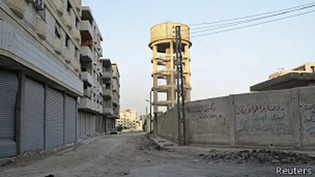 suburbio de Damasco donde supuestamente se realizó un ataque con armas químicas