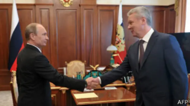 Владимир Путин и Сергей Собянин