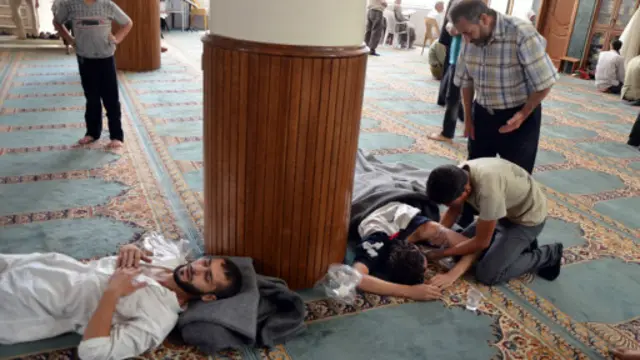 Vítimas de ataque na Síria | Foto: Reuters