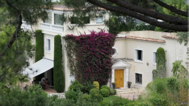位于尼斯戛纳的枫丹·圣乔治别墅（资料照片）