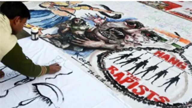 दिल्ली गैंग रेप के खिलाफ़ विरोध प्रर्दशन