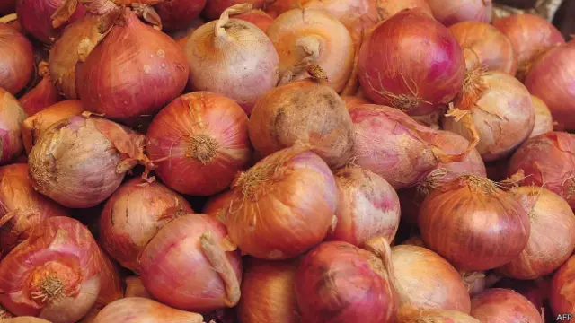 प्याज का ढेर