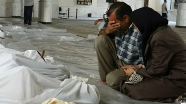 Nạn nhân vụ tấn công bằ̉ng khí độc ở Syria