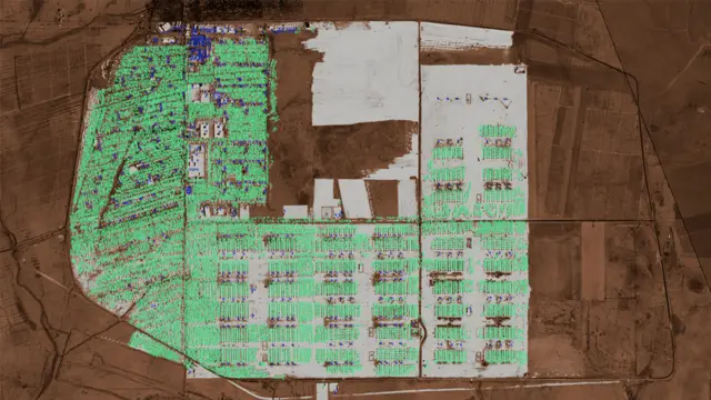 Febrero de 2013. (Foto: DigitalGlobe Datos: UNOSAT)