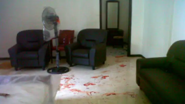 Journalist Mandana's house after 'robbery'