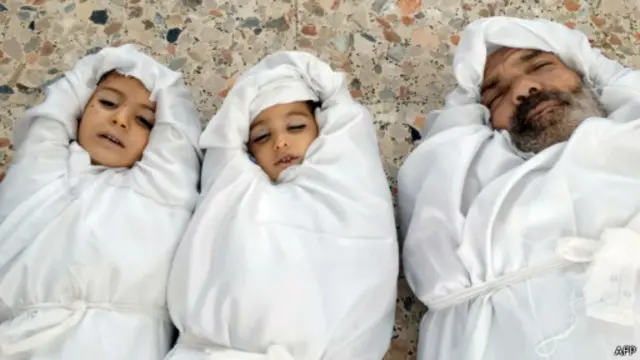 يقول مراسلون إن ما يظهر من الإصابات يبدو أسوأ بكثير 