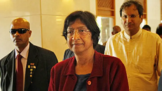 Navi Pillai in Sri Lanka