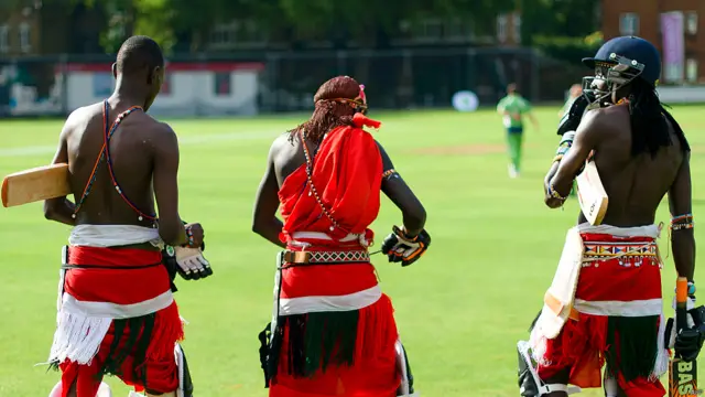 मसाई योद्धा, क्रिकेट टीम, दोस्ताना मैच, लंदन