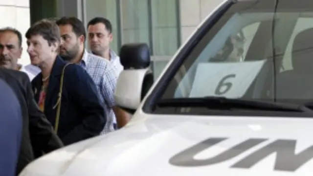 БМТ вакили Анжела Кейннинг Сурия ҳукумати билан музокаралари натижасида келишувга эришилди.