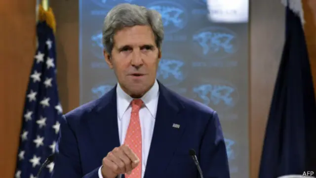 كيري قال إن القصف دمر أدلة على استخدام الأسلحة الكيماوية