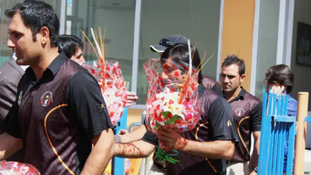 تیم ملی کریکت افغانستان امروز به کابل بازگشت.