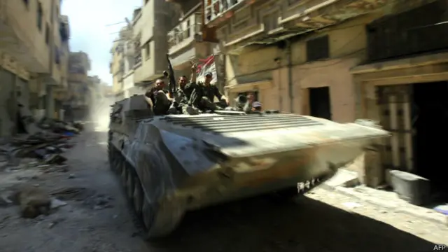 Fuerzas gubernamentales en Siria