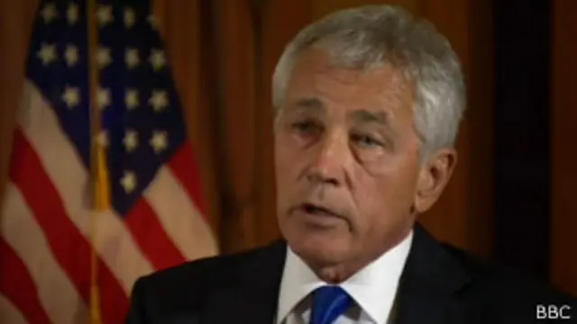 Ông Chuck Hagel nói quân Mỹ đã chuẩn bị mọi lựa chọn