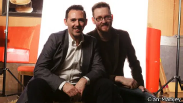 Organizadores do The Outing, do festival Lisdoonvarna / Crédito: Cian Markey