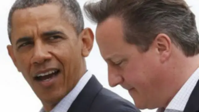 Obama da Cameron na son a yaki da Syria