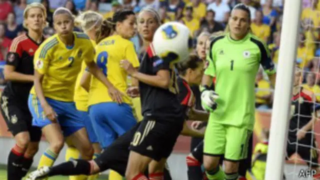 Mujeres jugando fútbol
