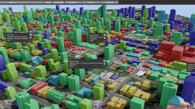 Visualización en el programa Autodesk