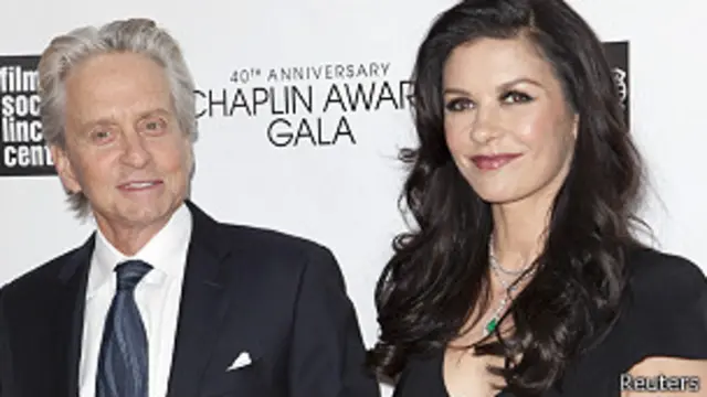Michael Douglas y Catherine Zeta Jones