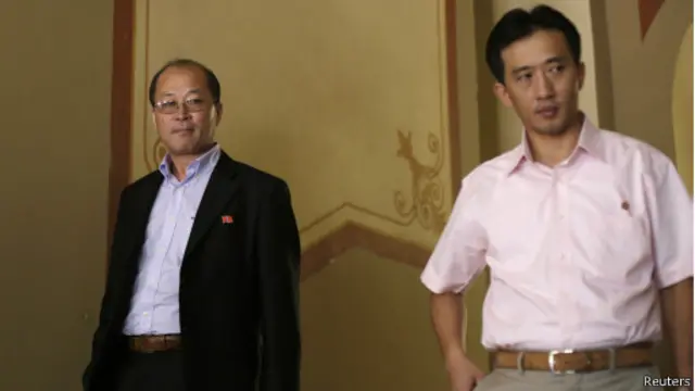 دبلوماسيان كوريان شماليان في بنما