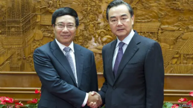 Hai Ngoại trưởng Phạm Bình Minh và Vương Nghị