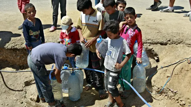 Pengungsi anak-anak di Lebanon, Bilal Hussein/AP