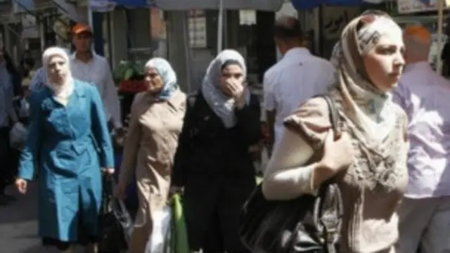 Residentes en Damasco