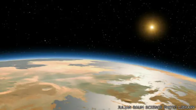 Предполагаемая поверхность Марса