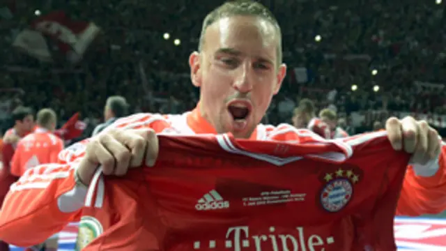 ساهم ريبيري في فوز فريقه بدوري ابطال اوروبا