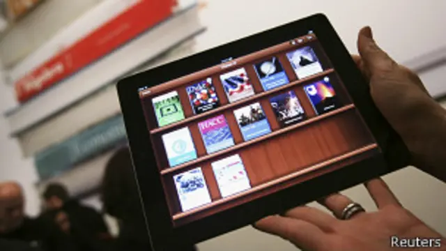 Libros digitales en el ipad
