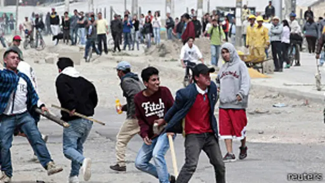Protestas en Bogotá