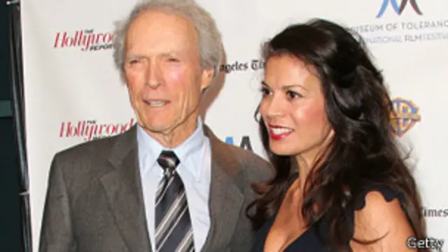 Clint Eastwood y su esposa