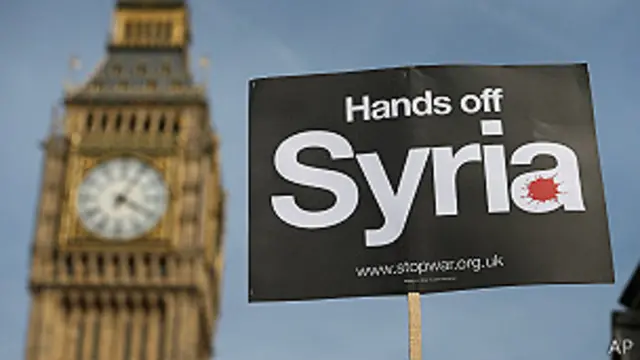 ब्रिटेनवासी नहीं चाहते हैं कि ब्रिटेन सीरिया पर हमला करे