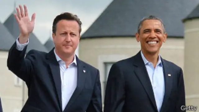 اوباما و کامرون