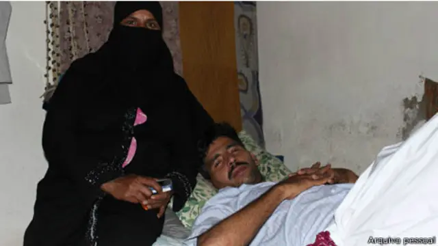 Sumera e o marido Ahmed | Foto: arquivo pessoal