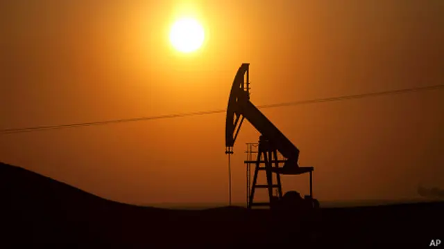 Pozo de petróleo en Siria