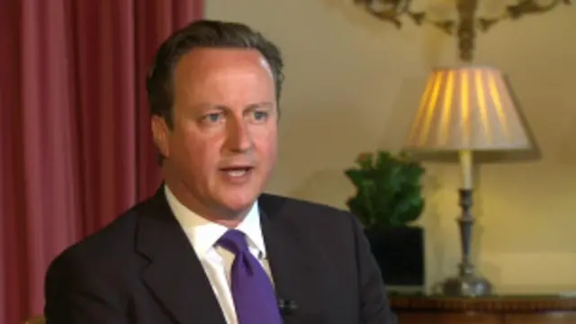 متحدث باسم كاميرون قال إن البرلمان عبر عن رأيه.