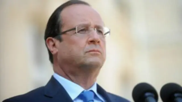 法国总统奥朗德称将与美国共同采取对叙利亚的军事行动。