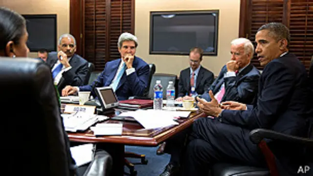 Obama y su gabinete de Seguridad
